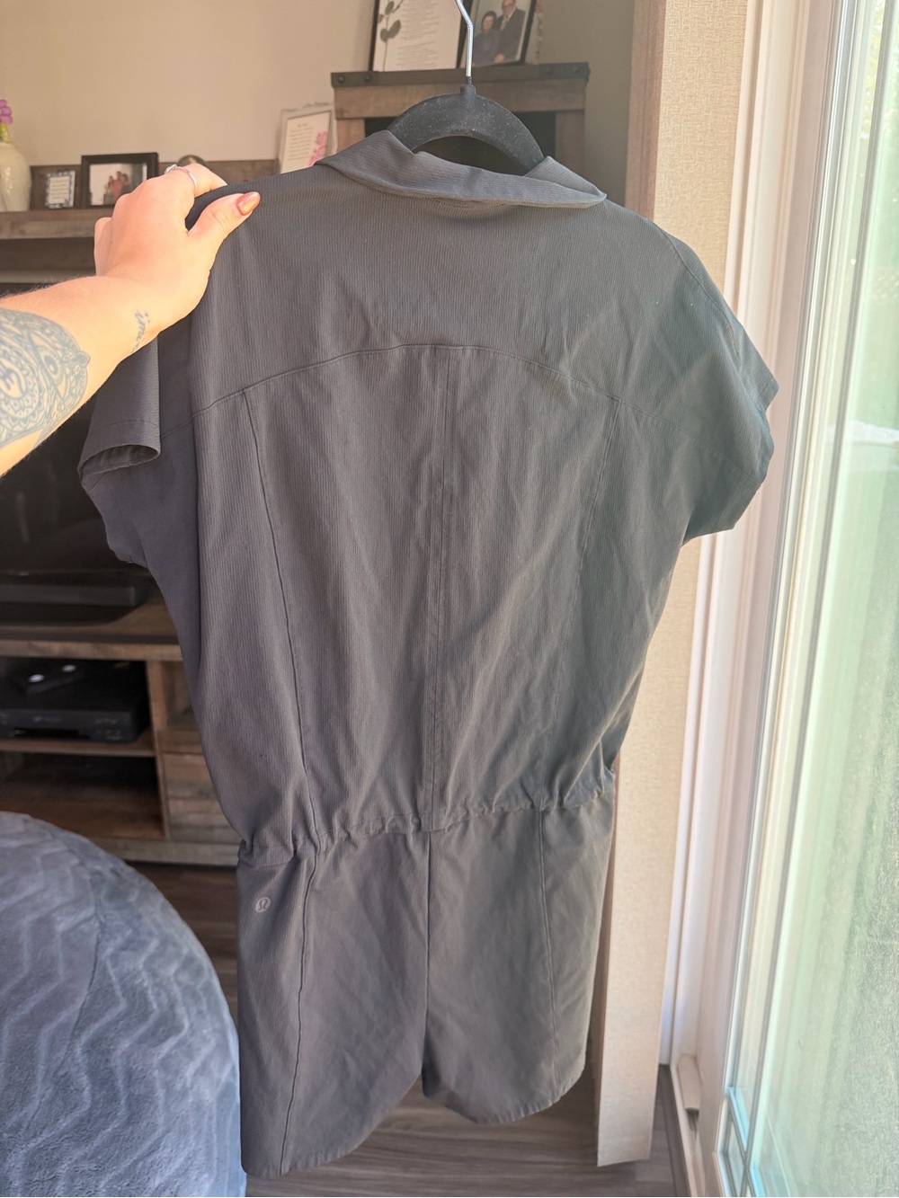 Lululemon black one piece romper